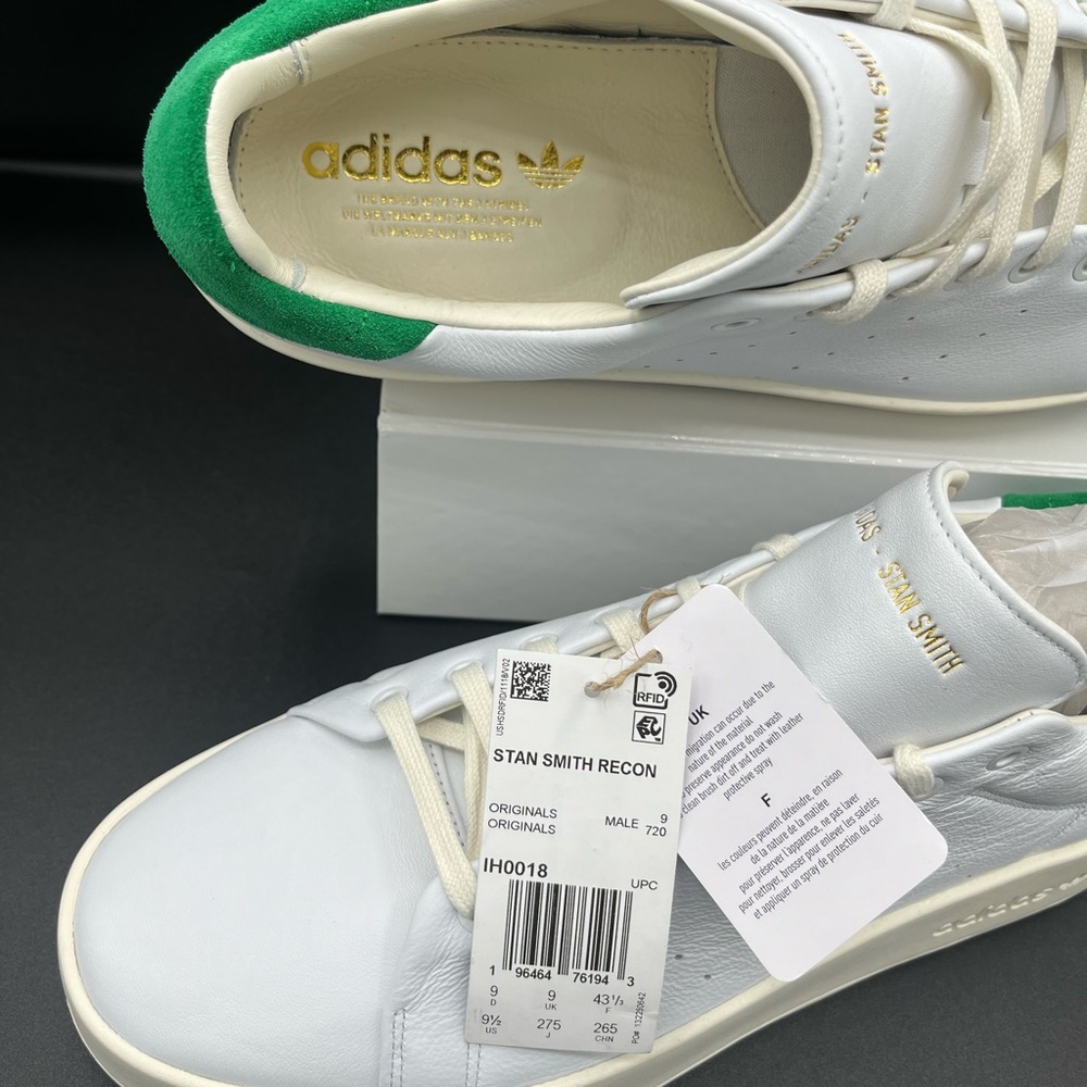 adidas Stan Smith Recon Green White Leather - Picture 14 of 16